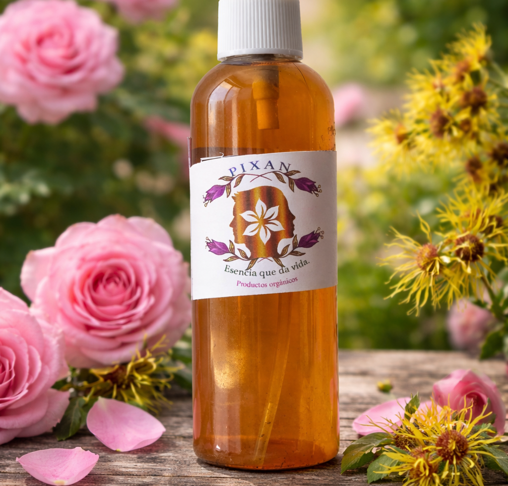 Tónico Facial de Rosas y Hamamelis PIXANI