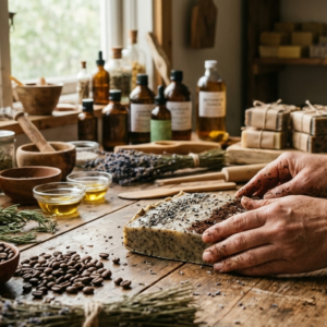 preparación de jabones pixan