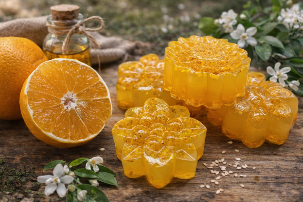 jabon pixani de naranja