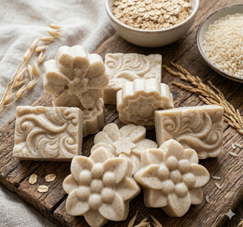 jabon pixan de avena y arroz