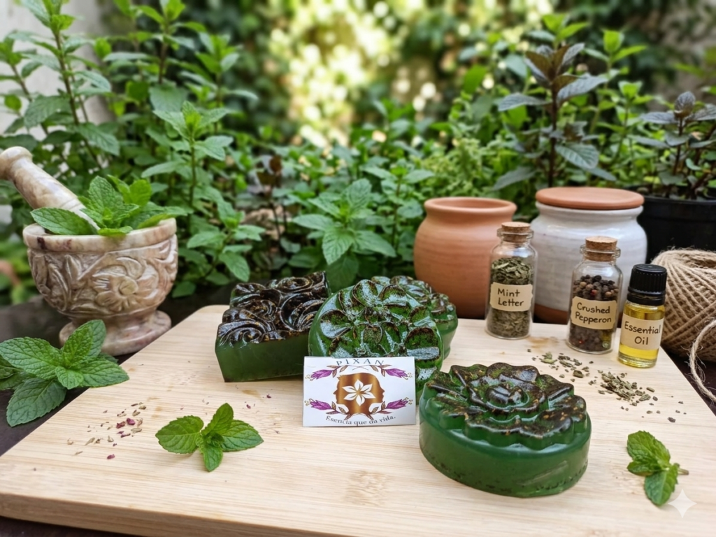 jabon pixan de menta